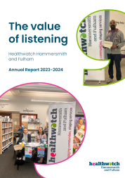 Healthwatch H&F Annual Report 2023-24